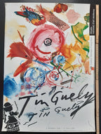 Jean Tinguely art exhibition poster - 19.7"×27.6" (50×70cm)