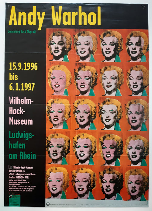 Andy Warhol vintage art Poster - 23.2"×33.1" (59×84cm)