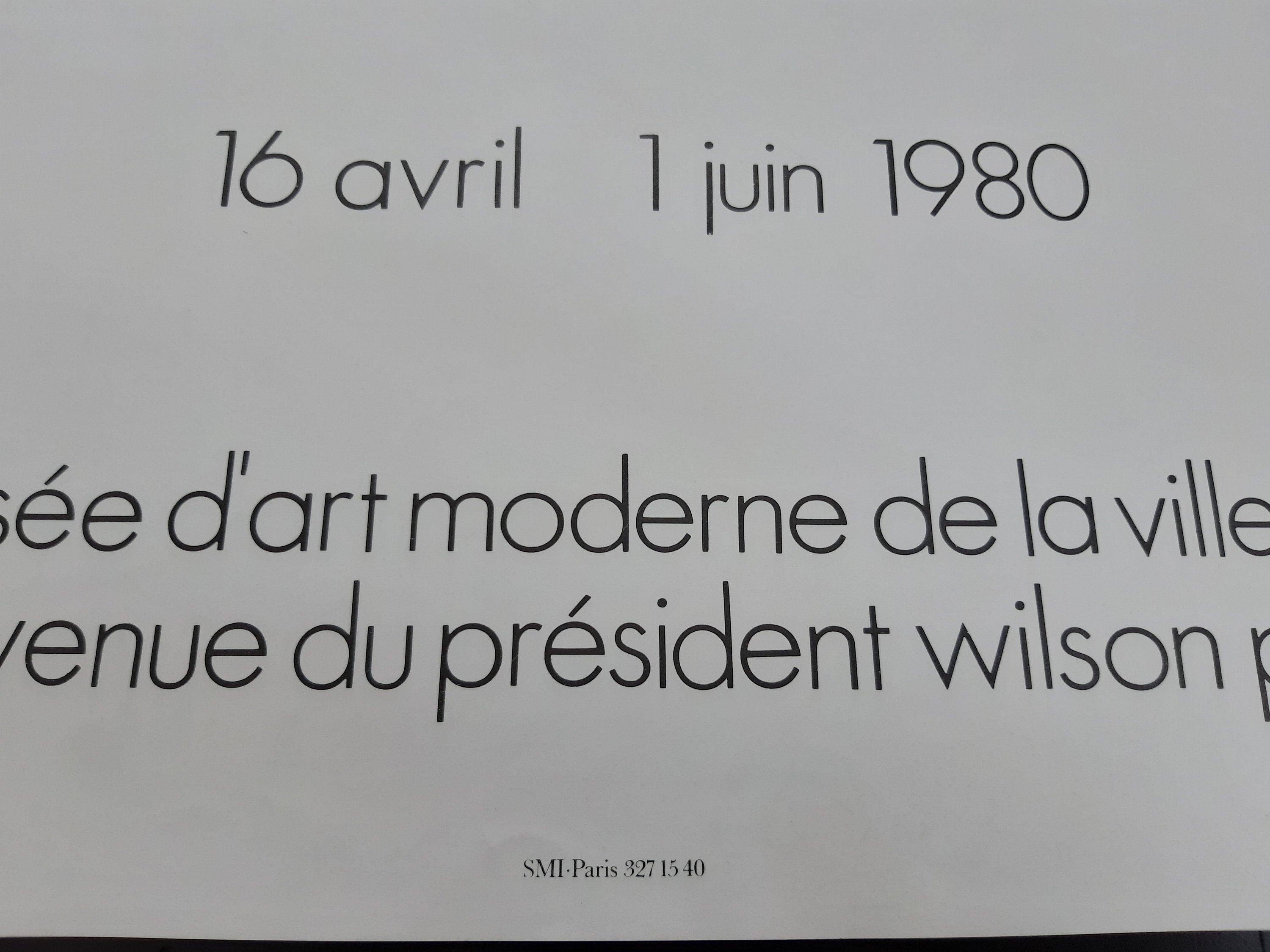 Jan Dibbets Original-Kunstposter - 51×65 cm (20,1"×25,6")