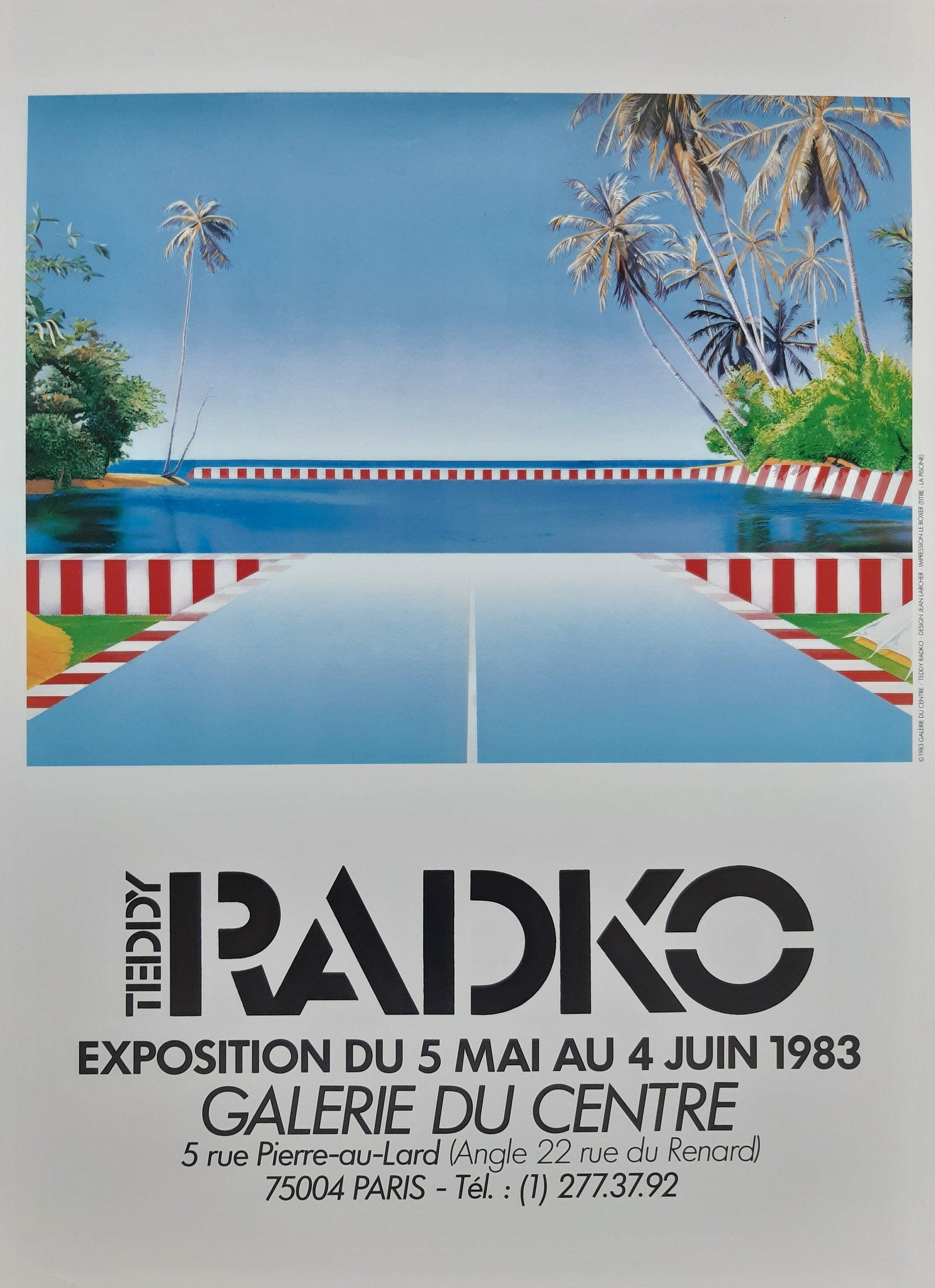 Teddy Radko Original-Kunstdruckplakat – 17,5" × 24,4" (44,5 × 62 cm)