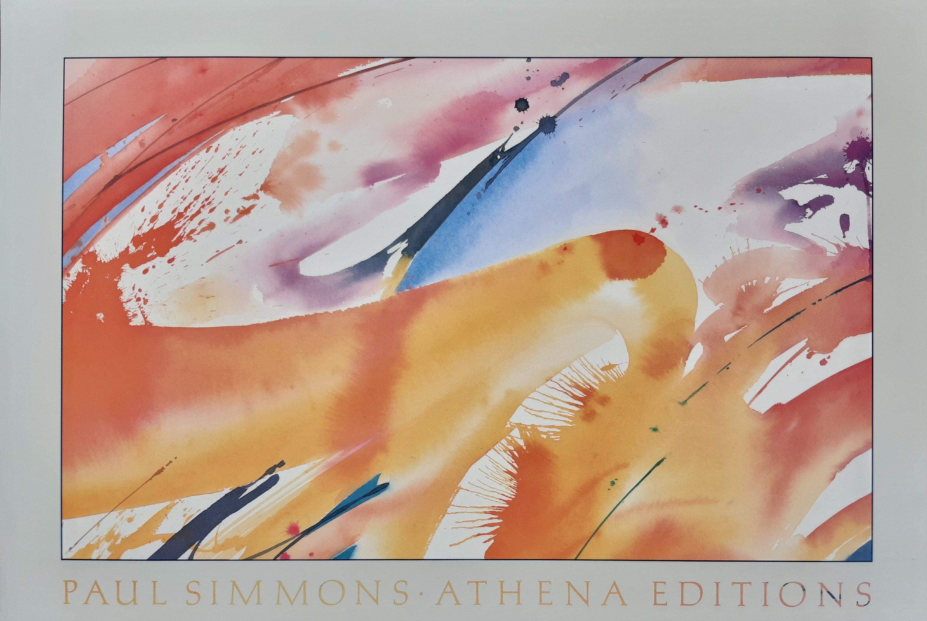 Original-Kunstposter von Paul Simmons – 23.4"×34.9" (59.5×88.7cm)