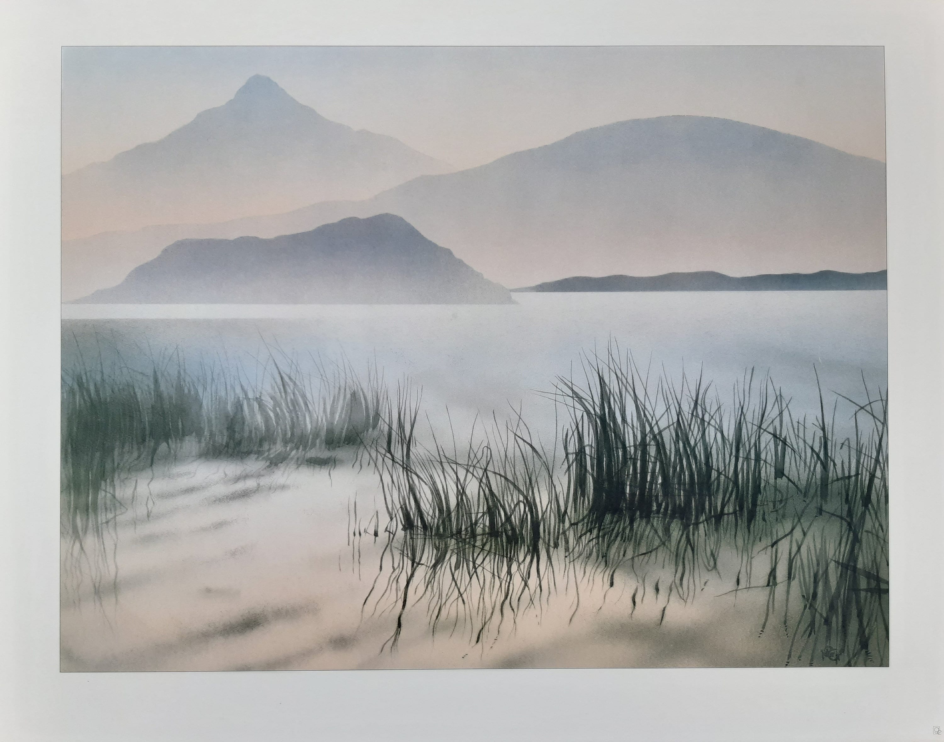 Originalkunst von Malcom Greensmith – 55,7 × 71 cm