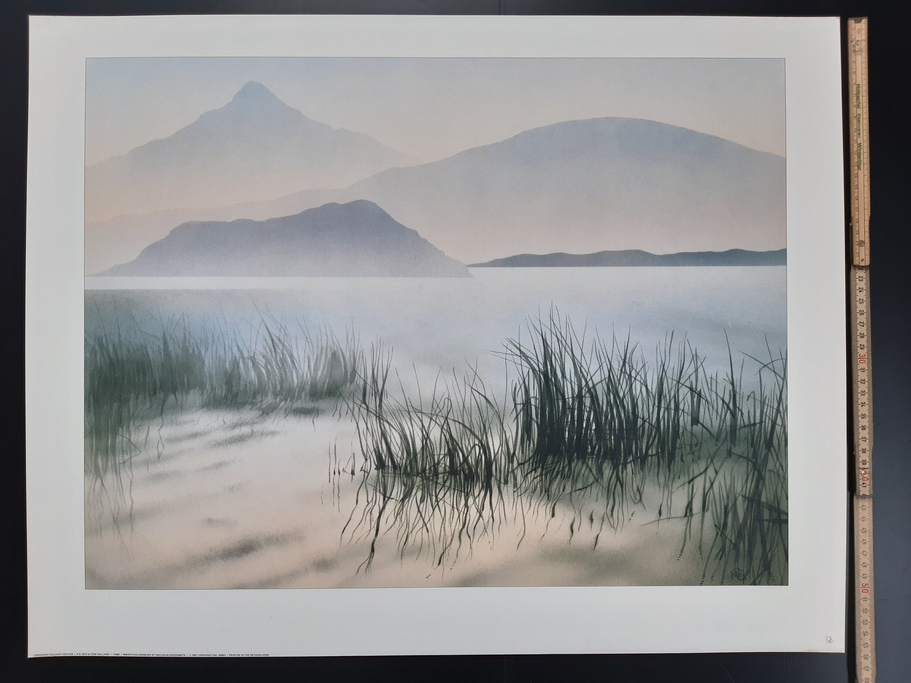 Originalkunst von Malcom Greensmith – 55,7 × 71 cm