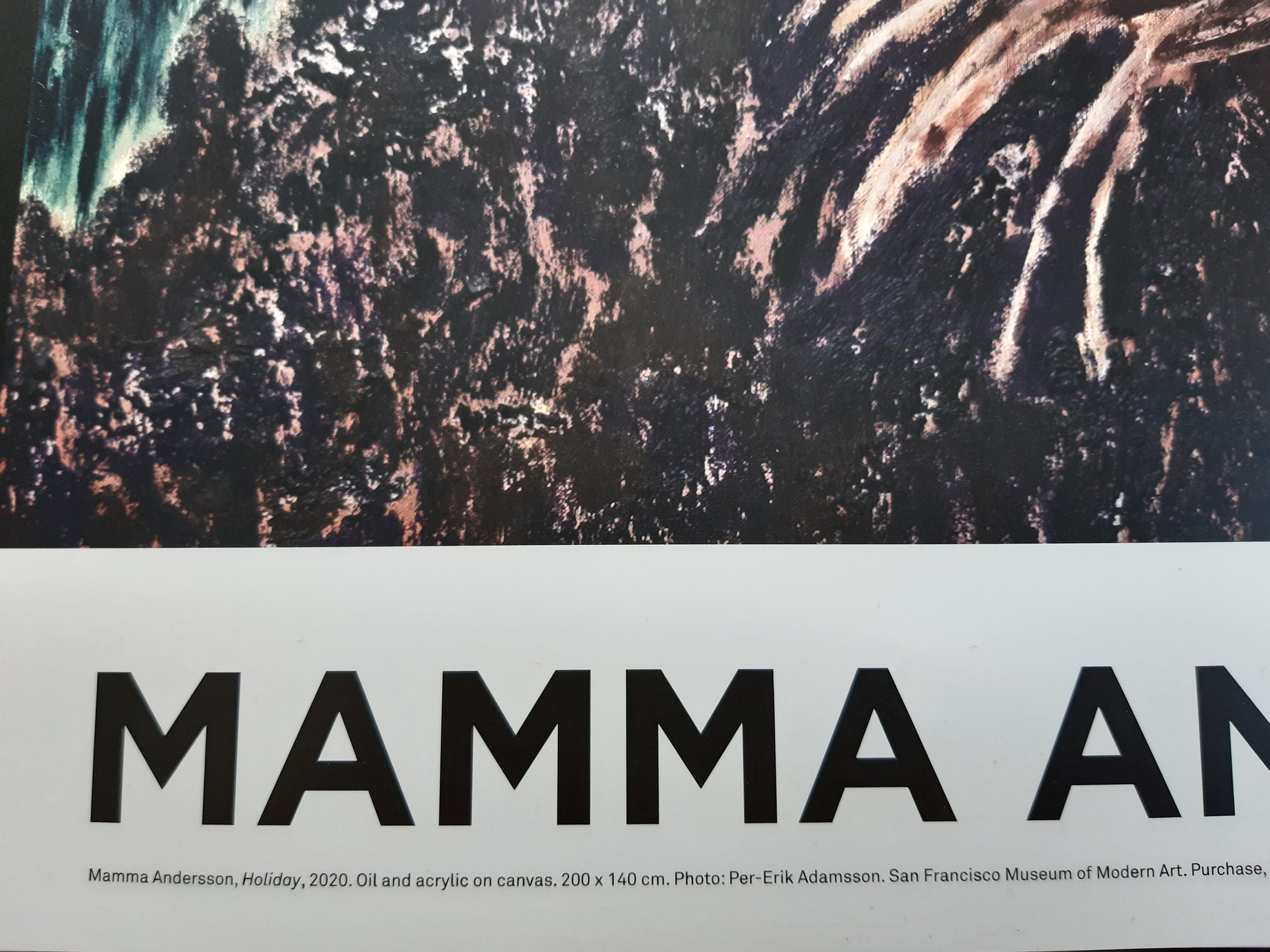 Mamma Andersson Kunstausstellungsposter – 59 x 84 cm