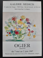 Marie-Louise Ogier original art poster - 19.1"×27.2" (48.5×69cm)