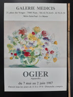 Marie-Louise Ogier original art poster - 19.1"×27.2" (48.5×69cm)