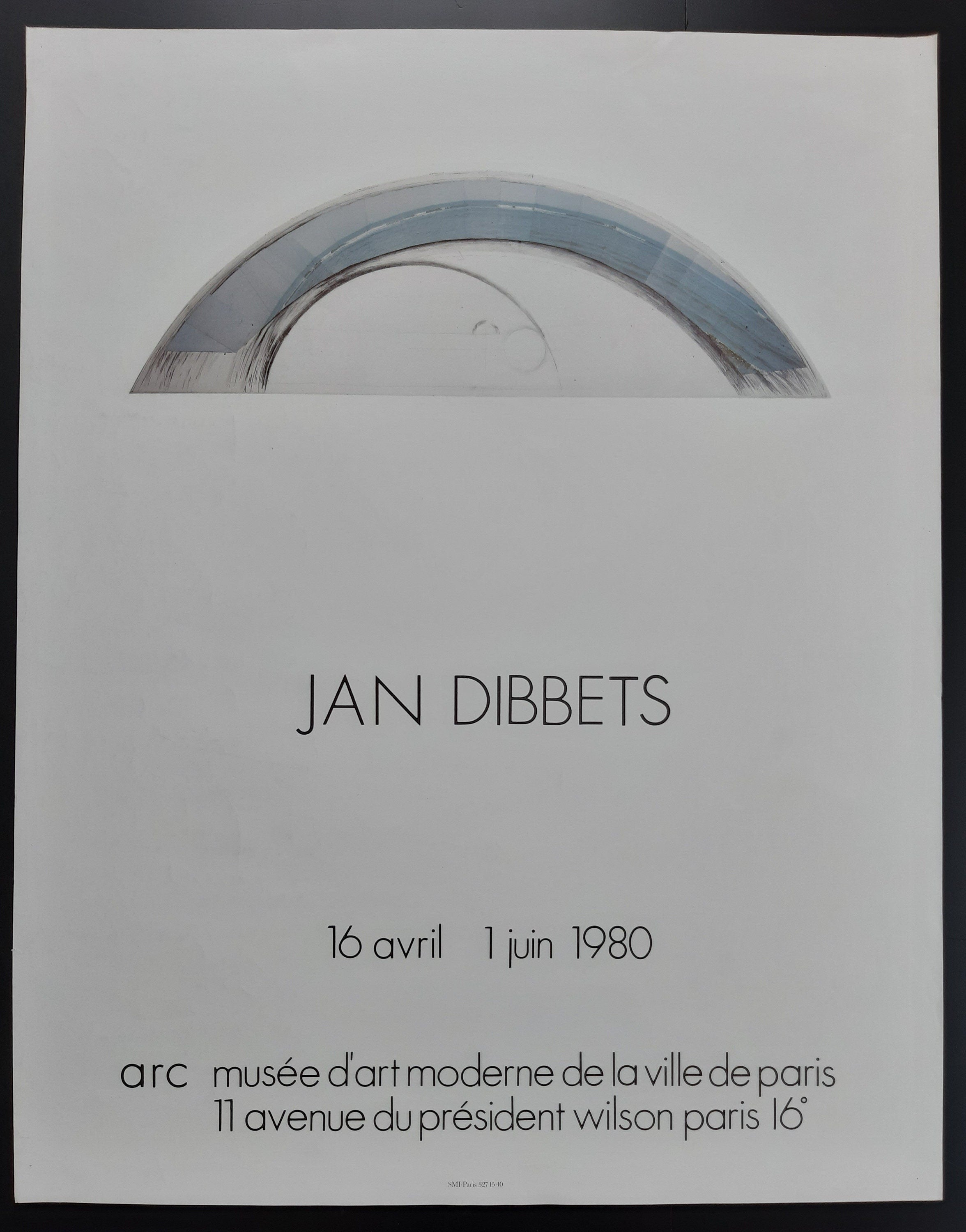 Jan Dibbets Original-Kunstposter - 51×65 cm (20,1"×25,6")