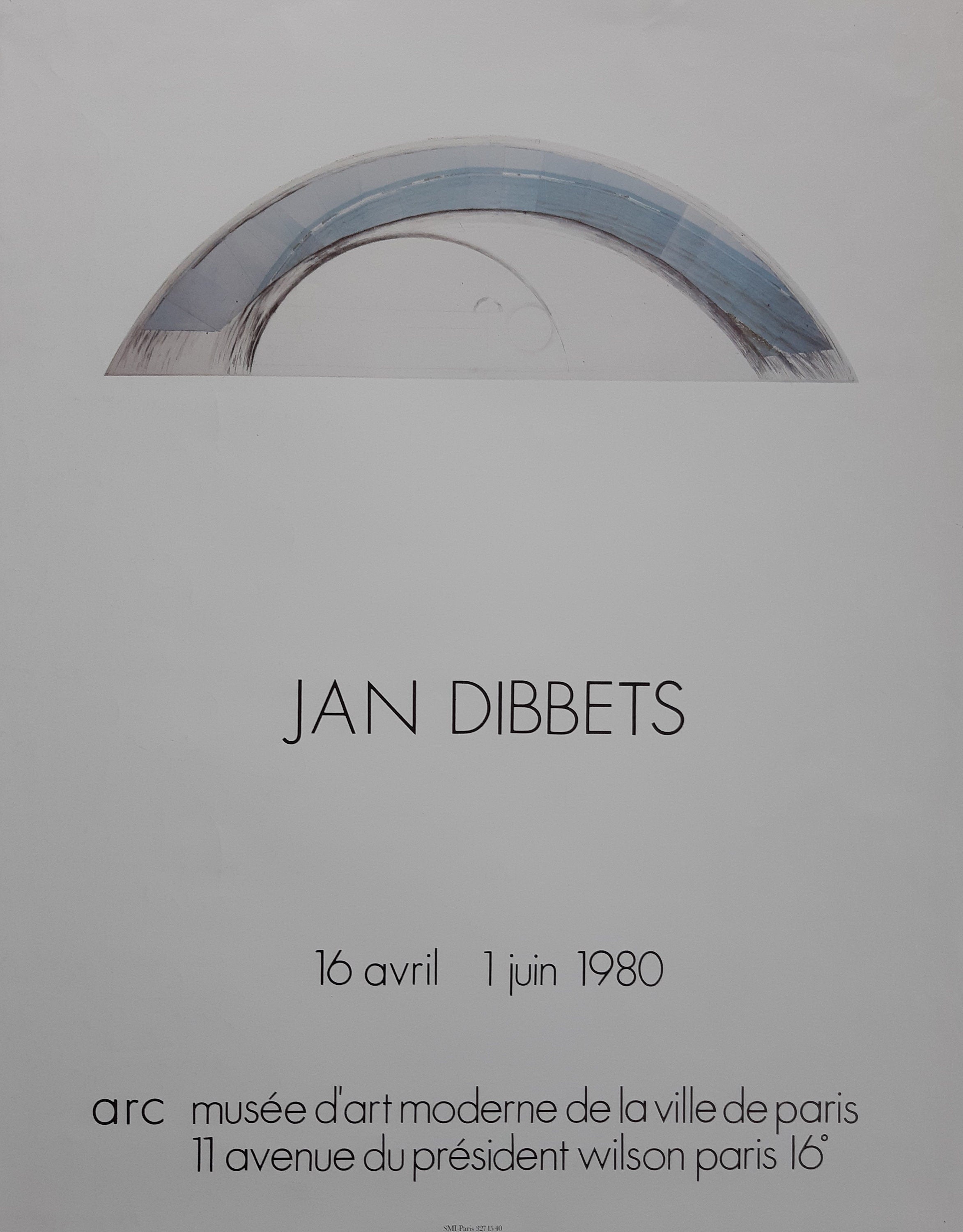 Jan Dibbets Original-Kunstposter - 51×65 cm (20,1"×25,6")
