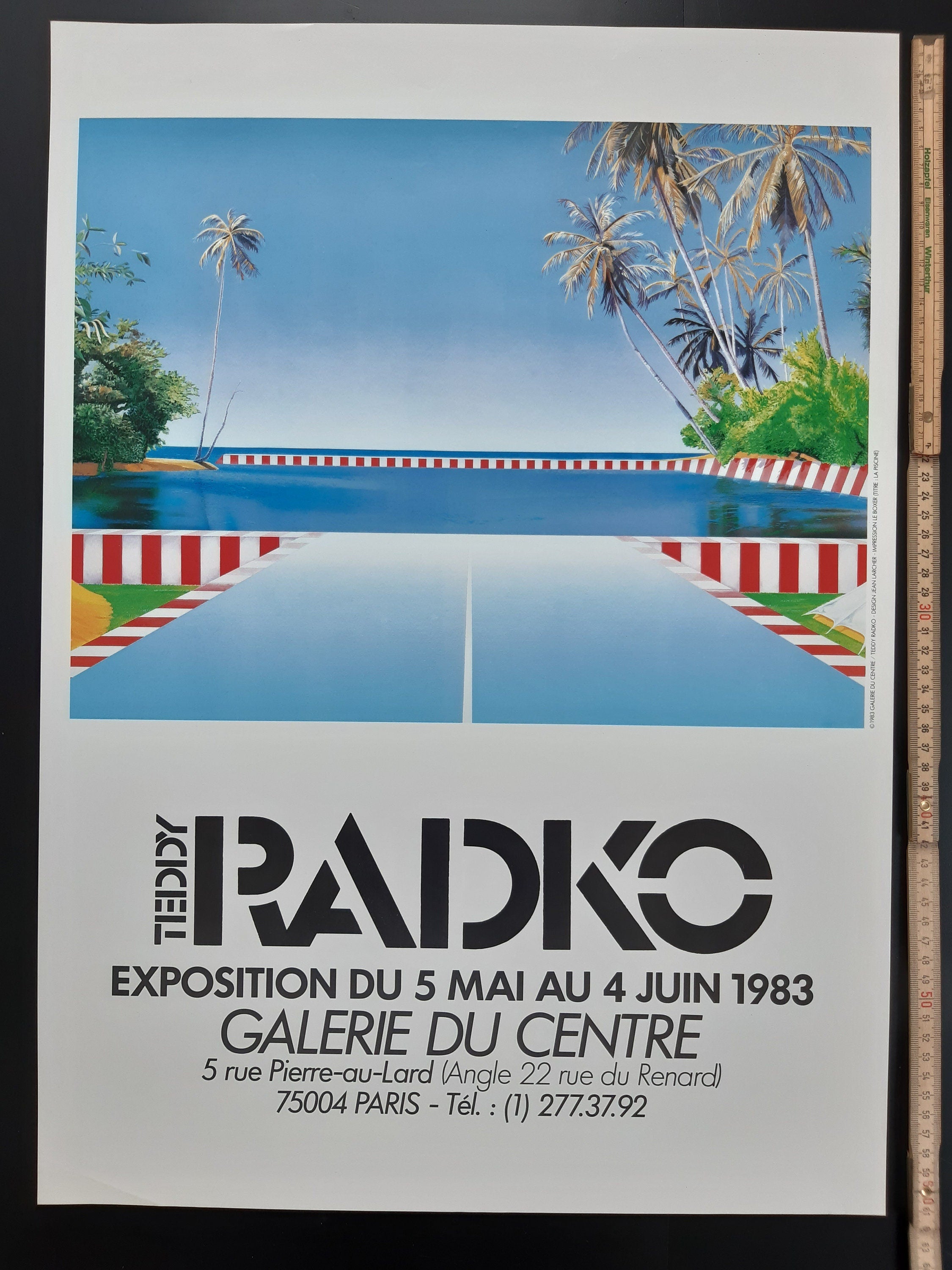 Teddy Radko Original-Kunstdruckplakat – 17,5" × 24,4" (44,5 × 62 cm)