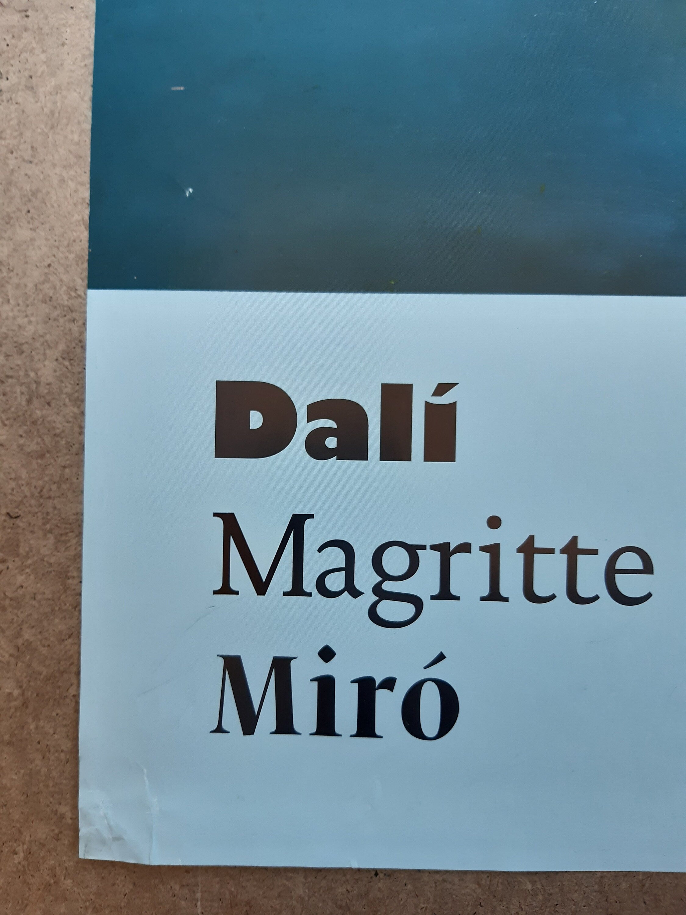 Original Dalí Kunstposter – 89,5 x 128 cm
