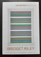 Bridget Riley art exhibition poster - 23.2"×32.9" (59×83.5cm)