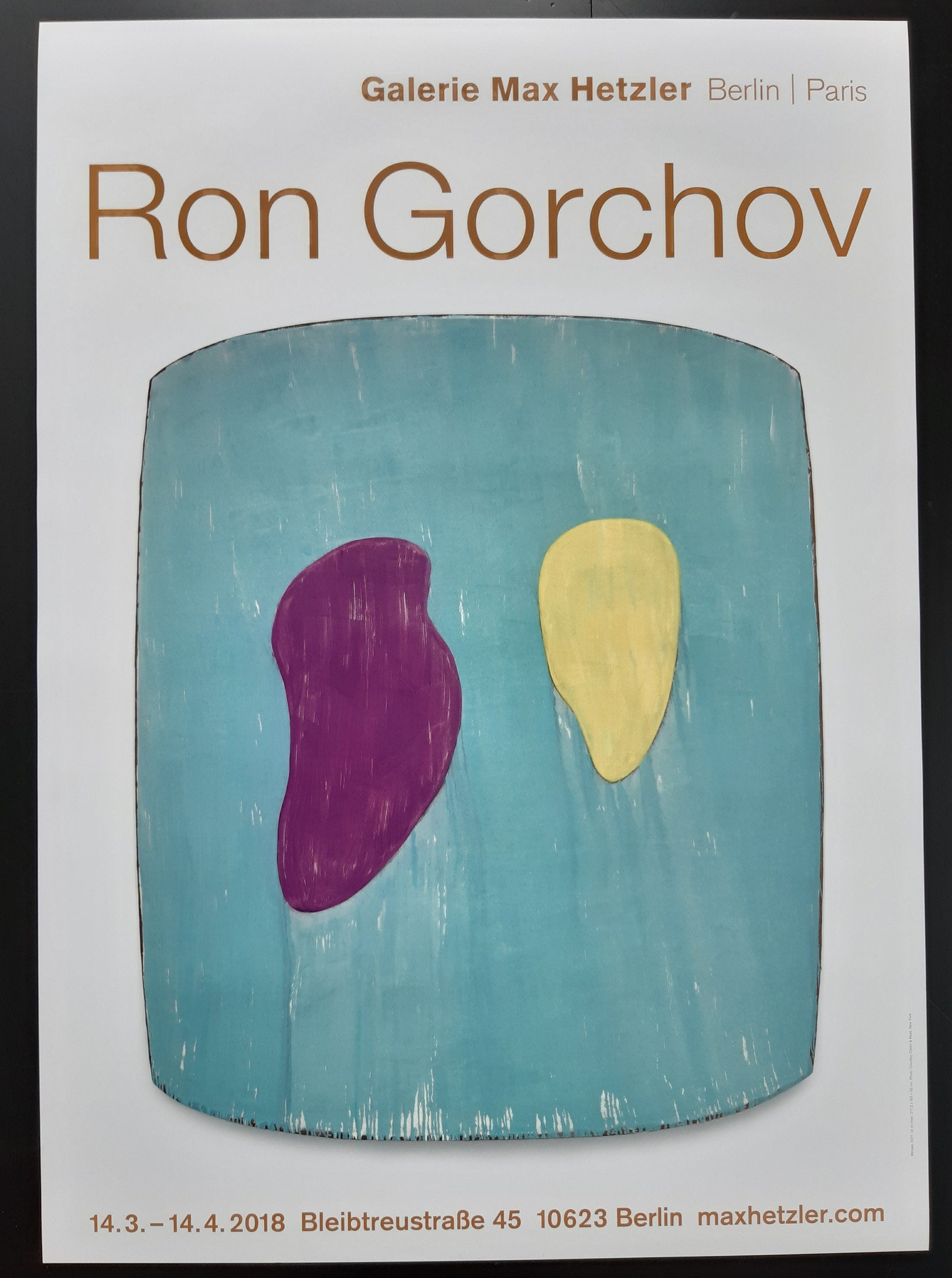 Ron Gorchov Kunstausstellung Poster – 23.2"×32.9" (59×83.5cm)