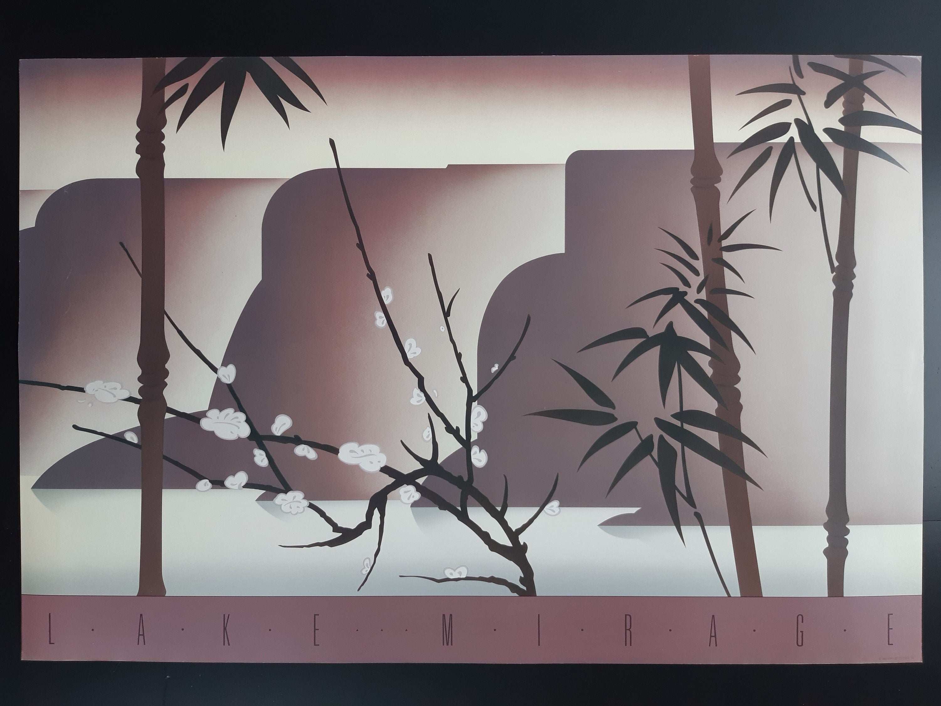 Lake Mirage Kunstdruck - 35.8"×24.0" (91×61cm)