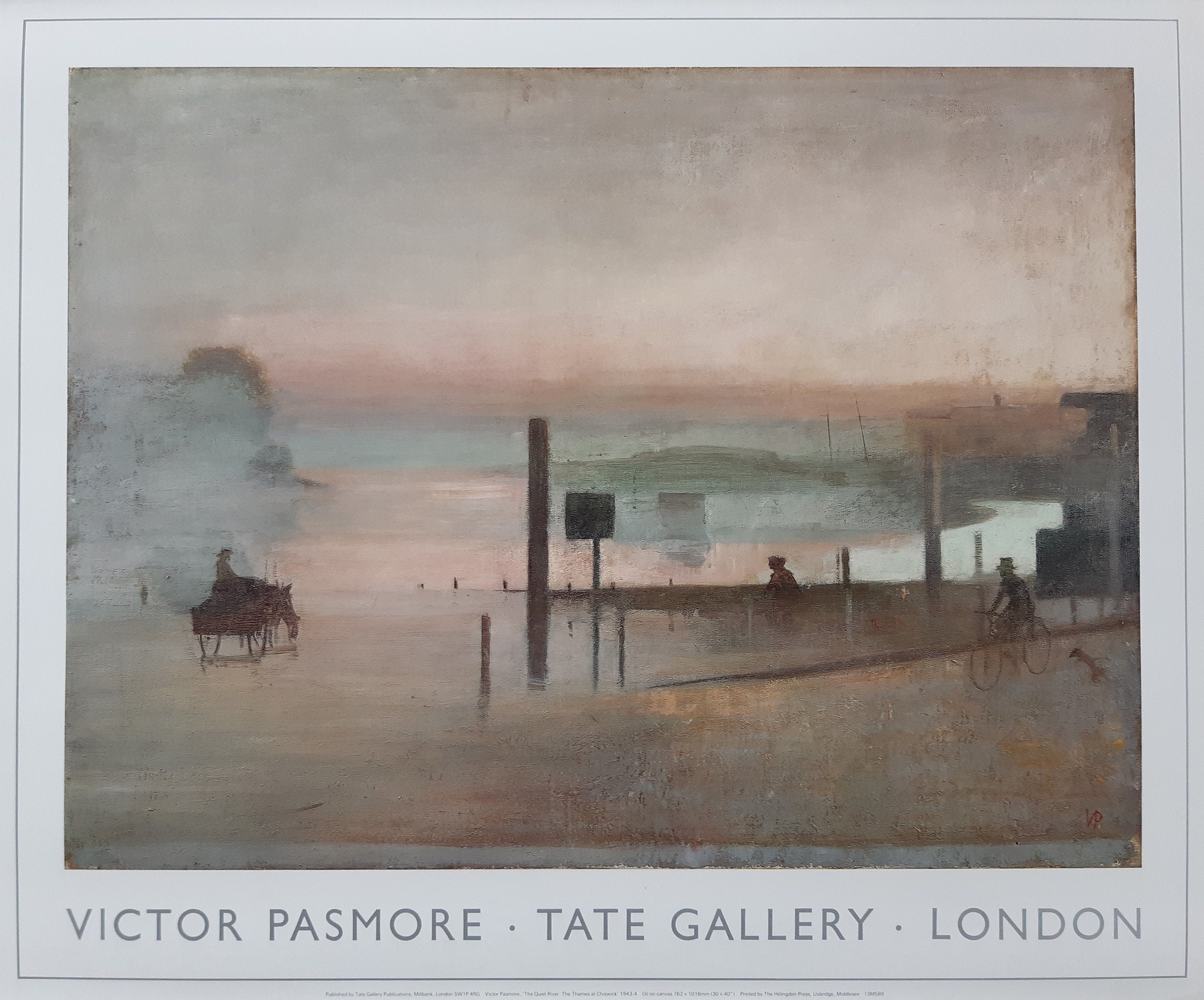 Victor Pasmore Originalkunstwerk - 58×48cm