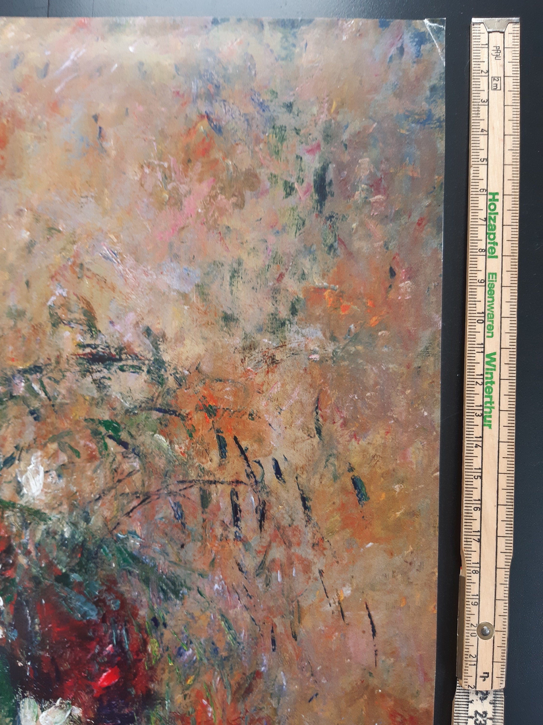 Pissarro Original-Kunstposter – 43,5 × 68 cm