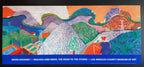 David Hockney art poster - 38.0"×15.9" (96.5×40.5cm)