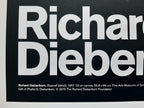 Richard Diebenkorn original art poster - 19.9"×29.9" (50.5×76cm)