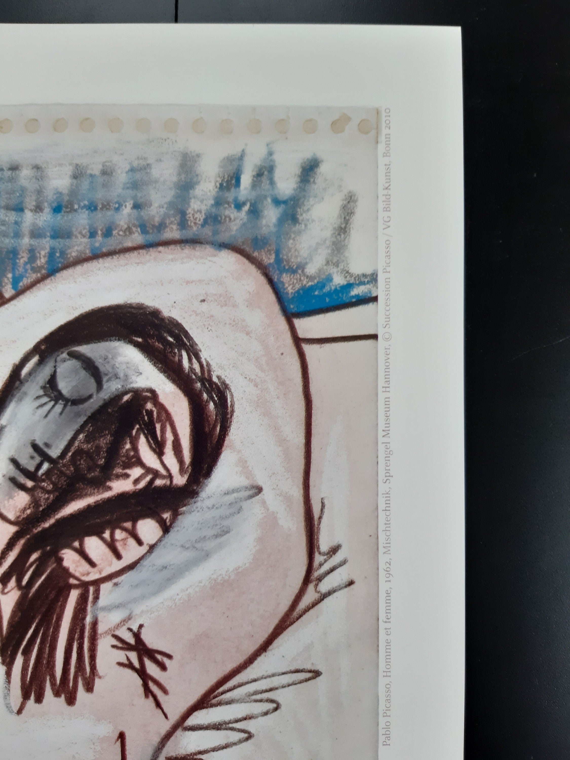 Plakat zur Picasso-Kunstausstellung - 59×84 cm (23.2"×33.1")