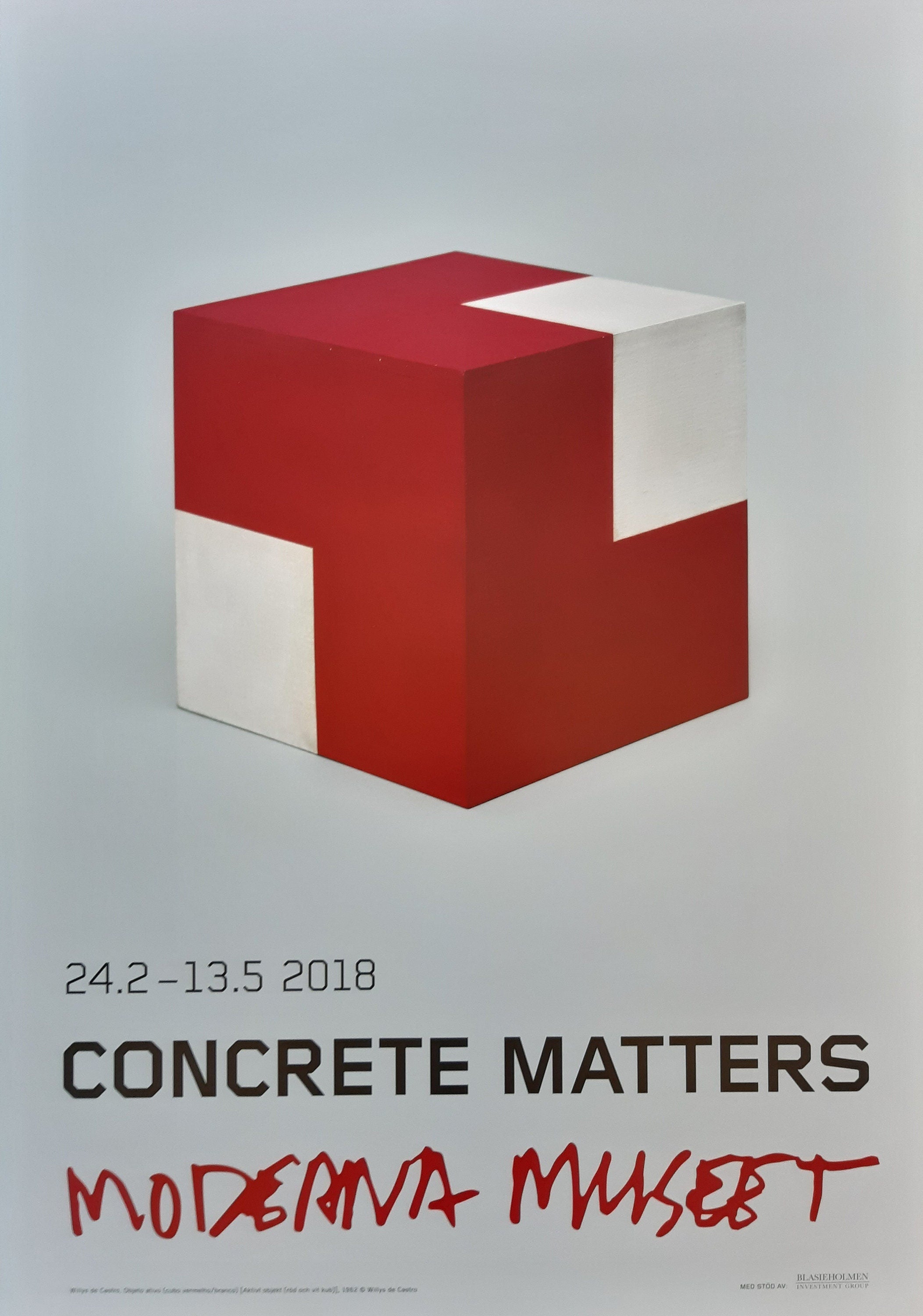 Willys de Castro Kunstausstellungsplakat – 70×100 cm