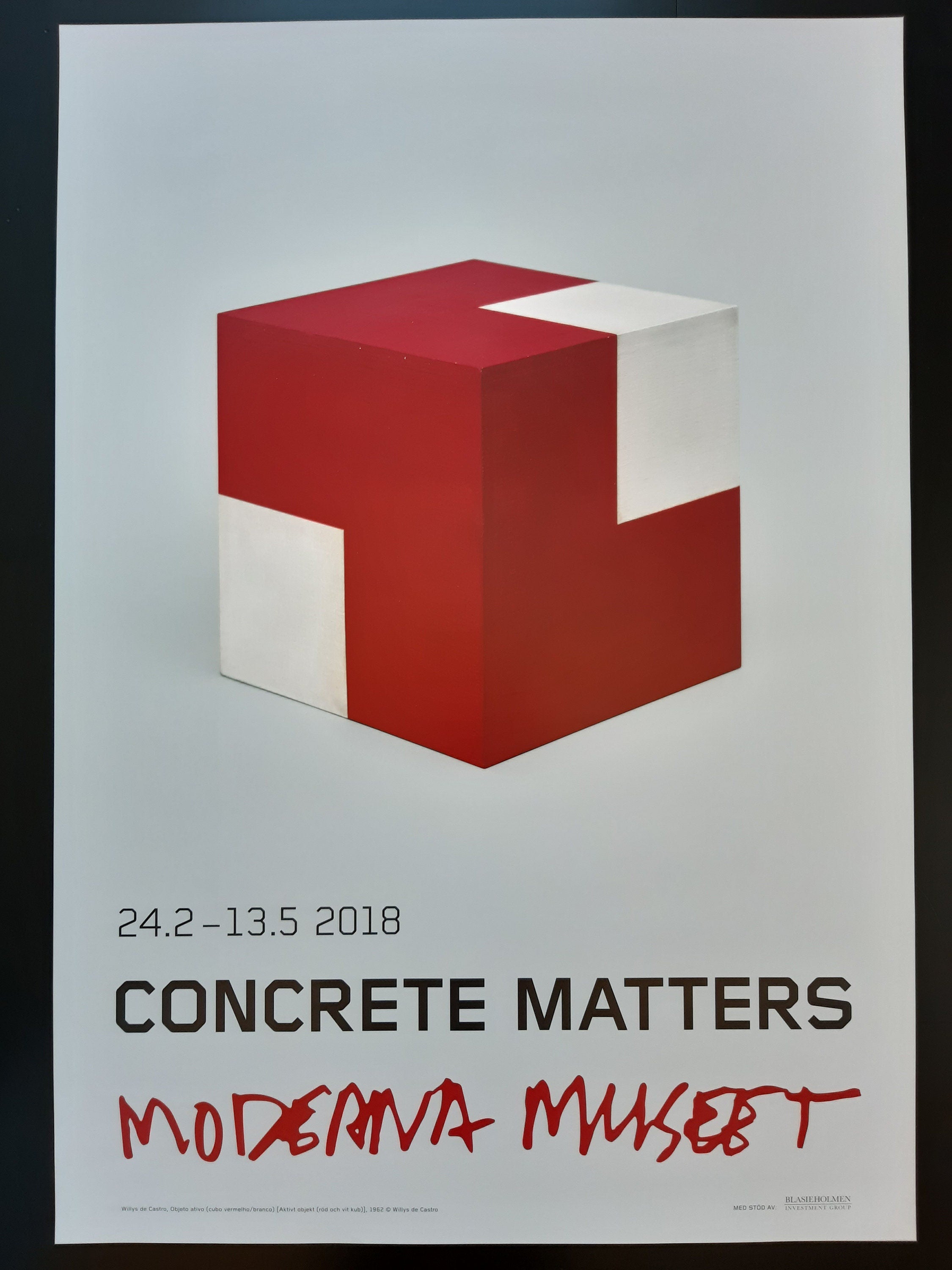 Willys de Castro Kunstausstellungsplakat – 70×100 cm