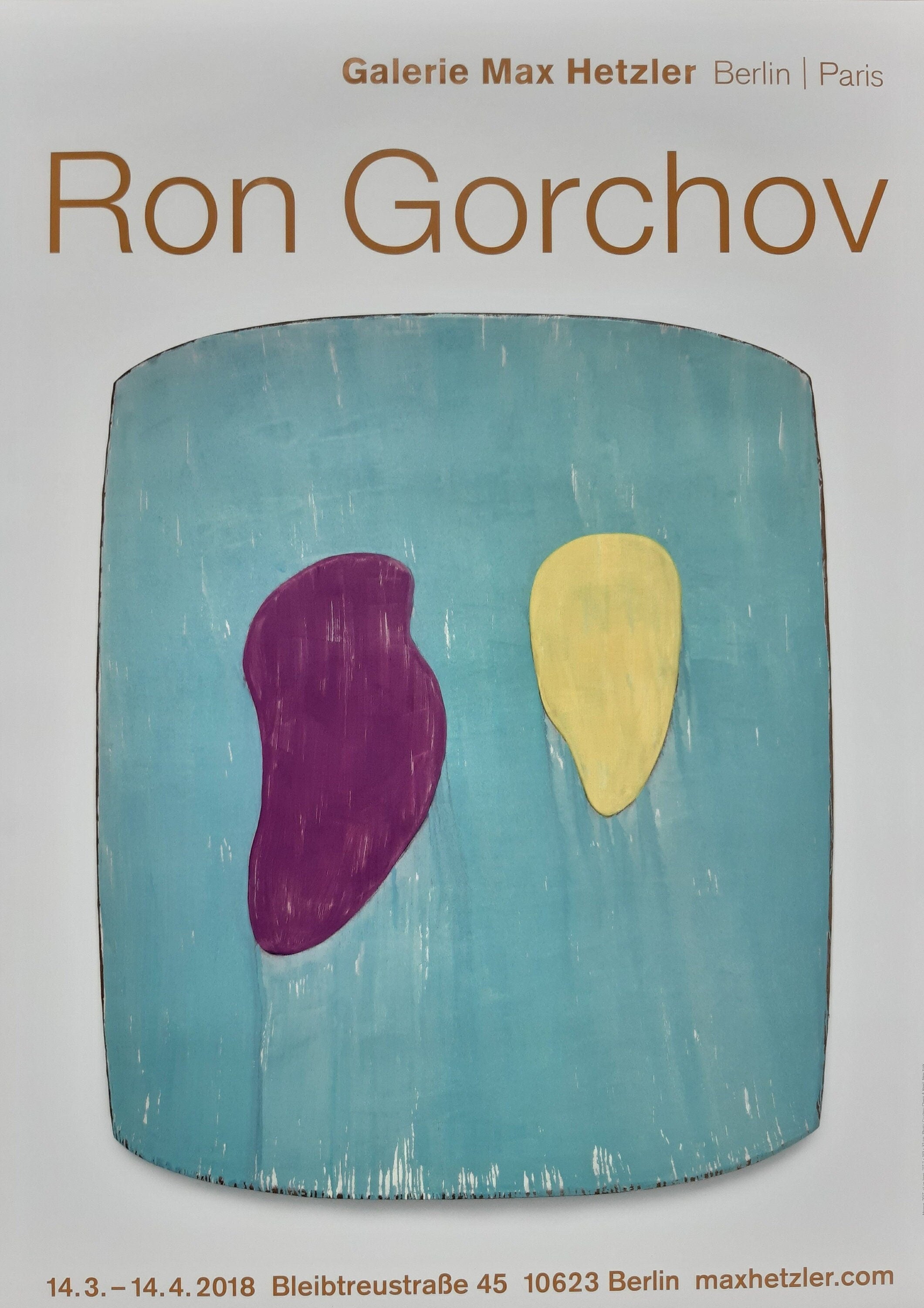 Ron Gorchov Kunstausstellung Poster – 23.2"×32.9" (59×83.5cm)