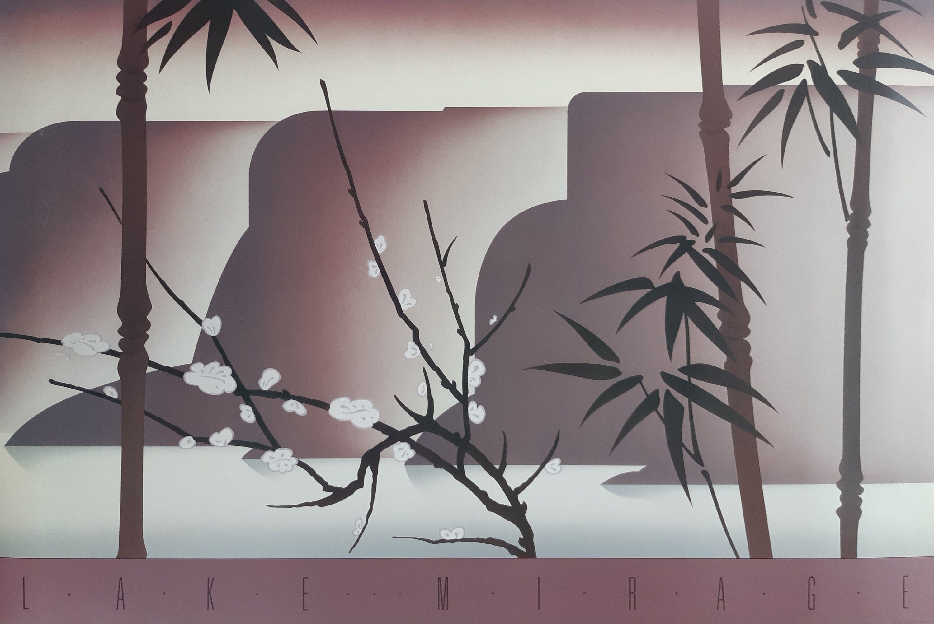 Lake Mirage Kunstdruck - 35.8"×24.0" (91×61cm)