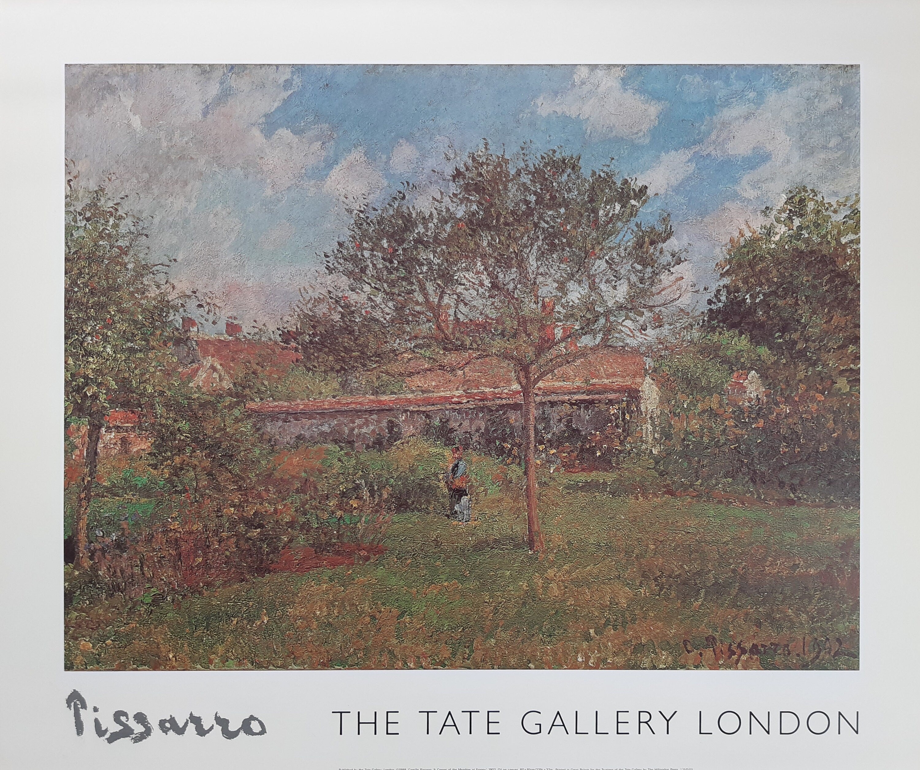 Pissarro Tate Gallery Kunstdruck – 22.6"×26.8" (57.5×68cm)