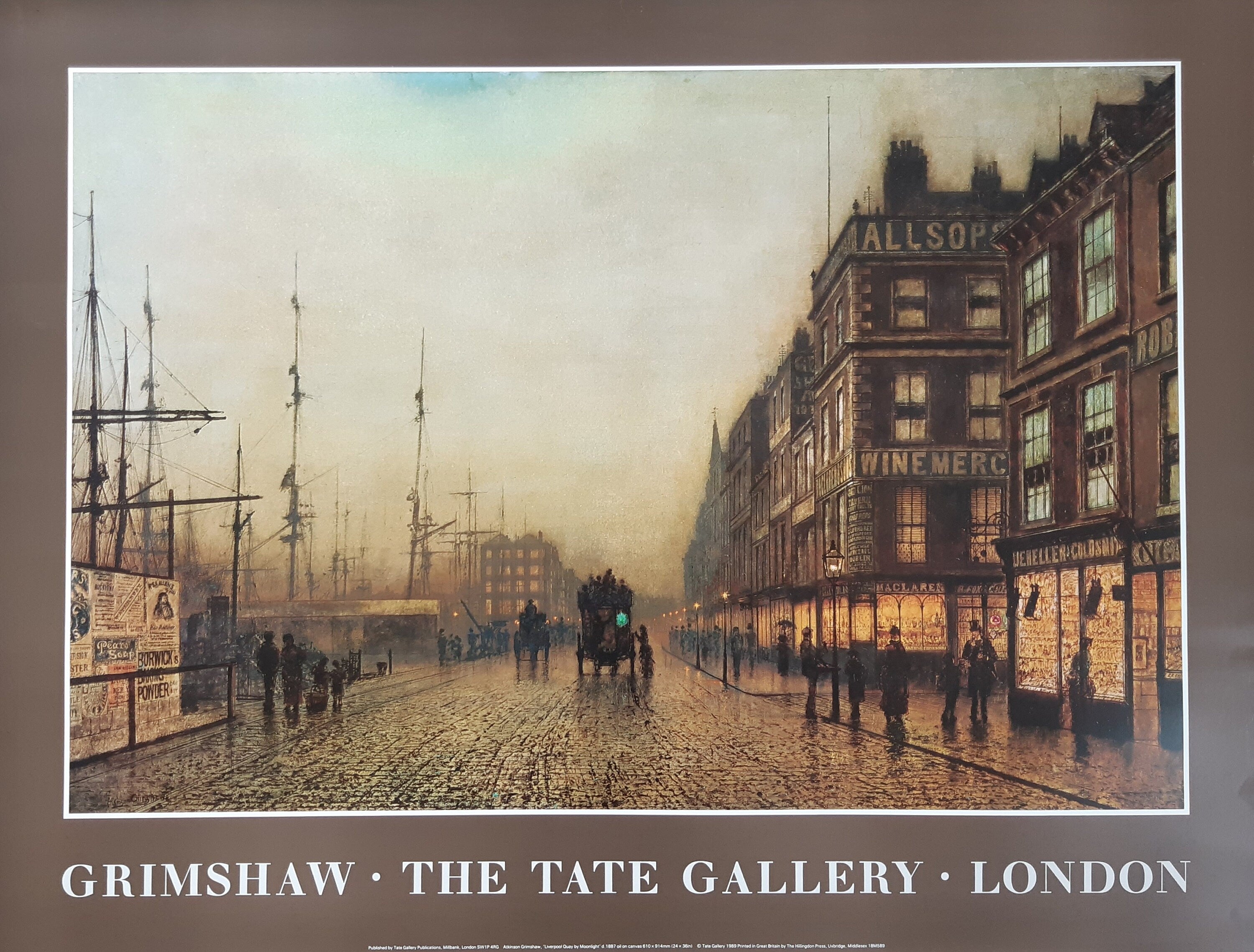 Atkinson Grimshaw original art print - 31.9"×24.2" (81×61.5cm)