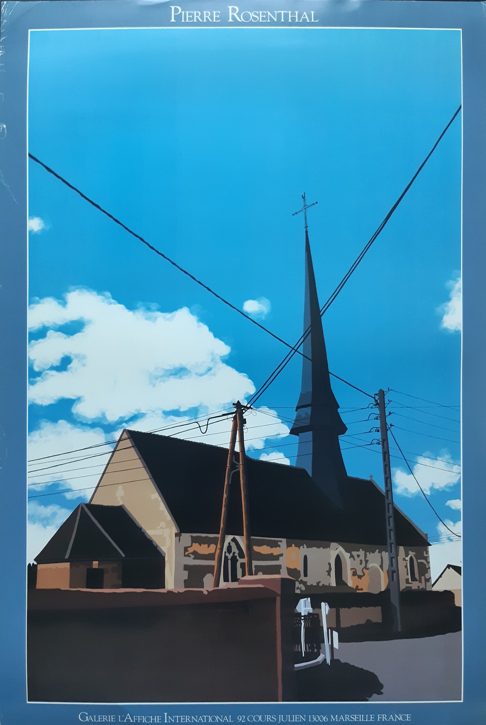 Pierre Rosenthal Vintage Original Kunstdruck – 57×84,5 cm