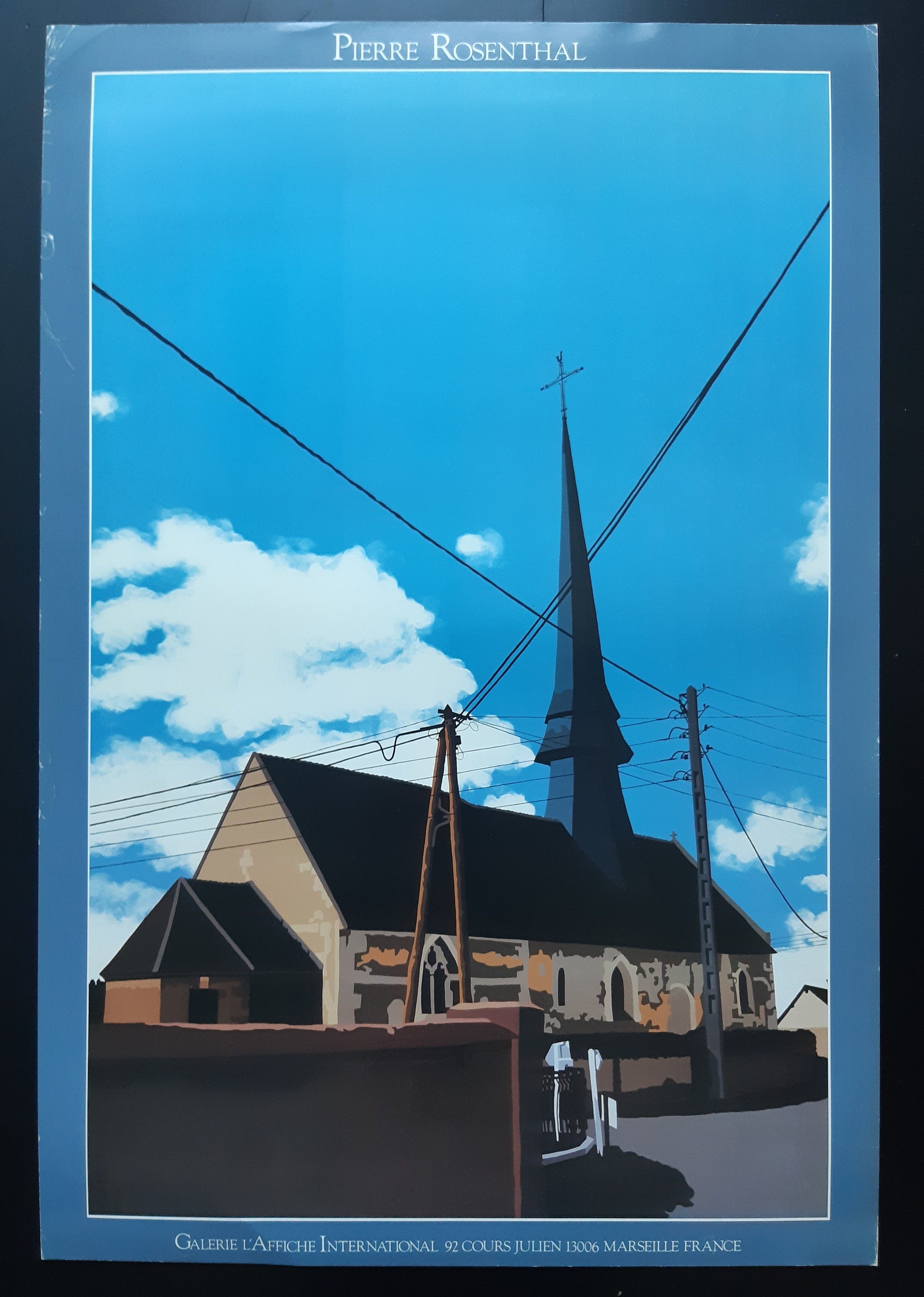Pierre Rosenthal Vintage Original Kunstdruck – 57×84,5 cm
