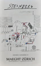 Saul Steinberg Original-Kunstdruckplakat – 42,5 x 68 cm (16,7" × 26,8")