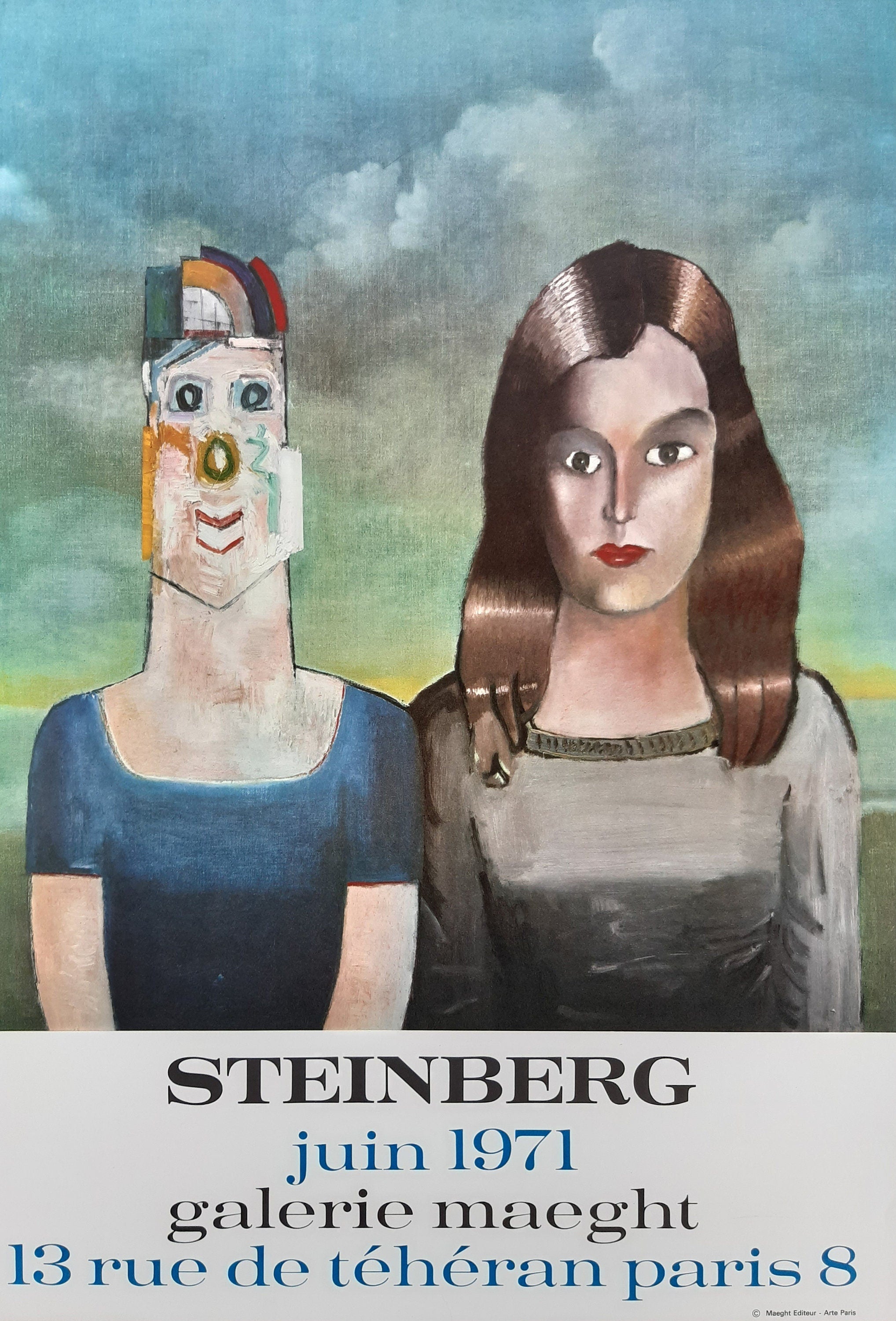 Saul Steinberg Original-Kunstplakat – 50×73cm