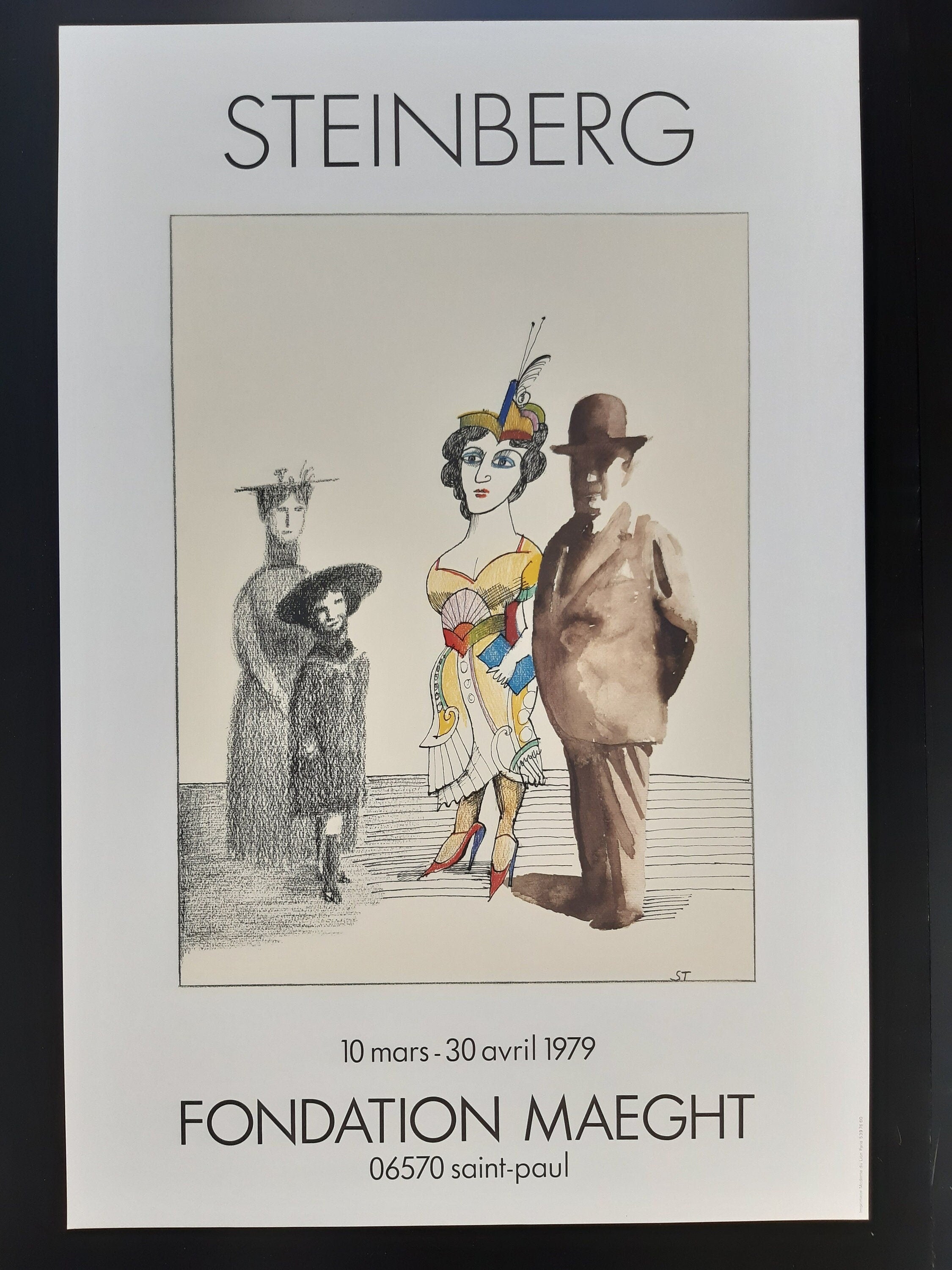 Saul Steinberg Original-Kunstplakat – 50 × 75 cm (19,7" × 29,5")