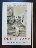 Odette Camp original art poster - 17.5"×26.0" (44.5×66cm)