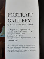 Sandy Moffat original exhibition poster - 17.7"×25.2" (45×64cm)