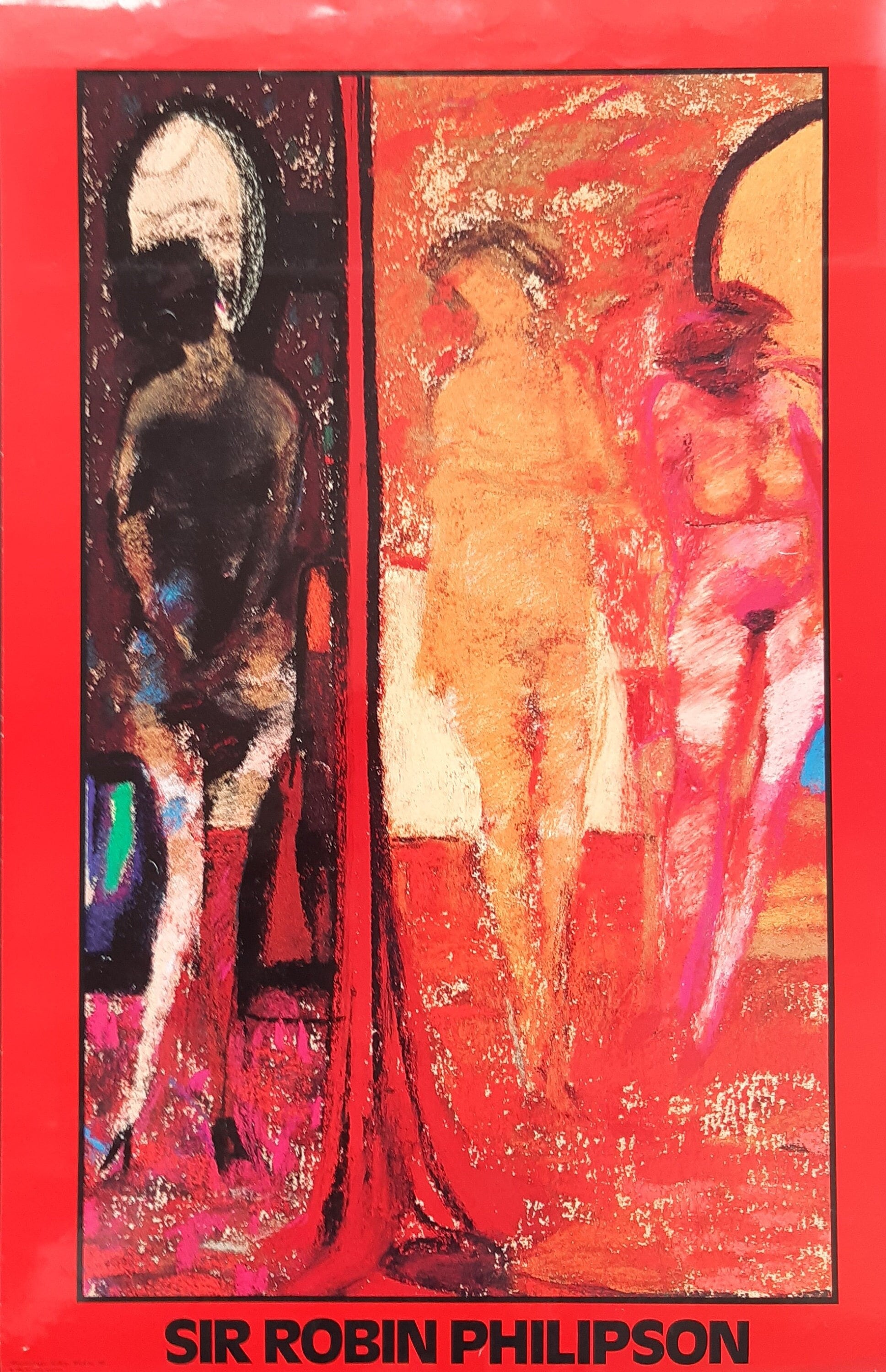 Robin Philipson originales Ausstellungsplakat – 45 × 68 cm