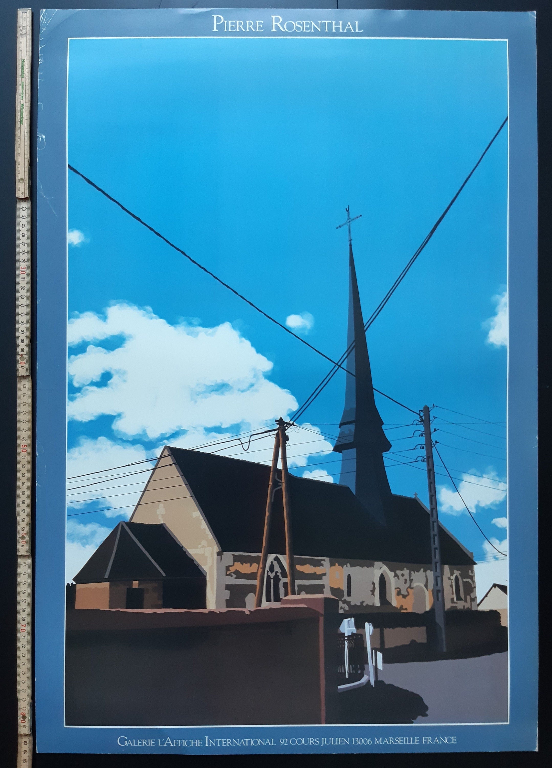 Pierre Rosenthal Vintage Original Kunstdruck – 57×84,5 cm