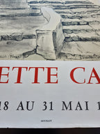 Odette Camp original art poster - 17.5"×26.0" (44.5×66cm)