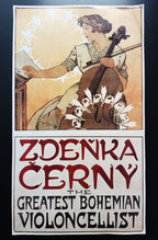 Alphonse Mucha art print - 10.6"×18.5" (27×47cm)