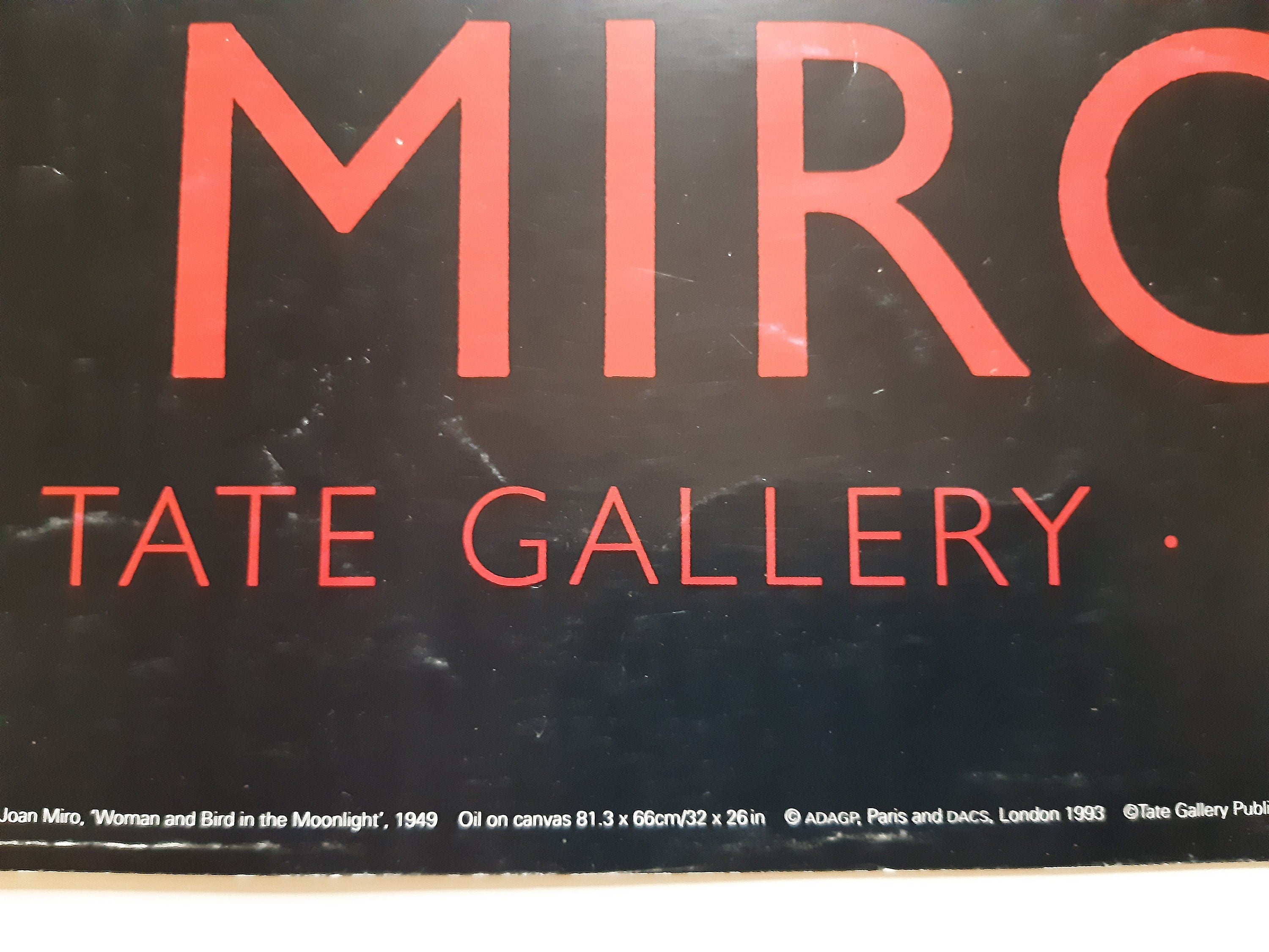 Miro Vintage Tate Gallery Kunstdruck - 19.9"×28.7" (50.5×73cm)