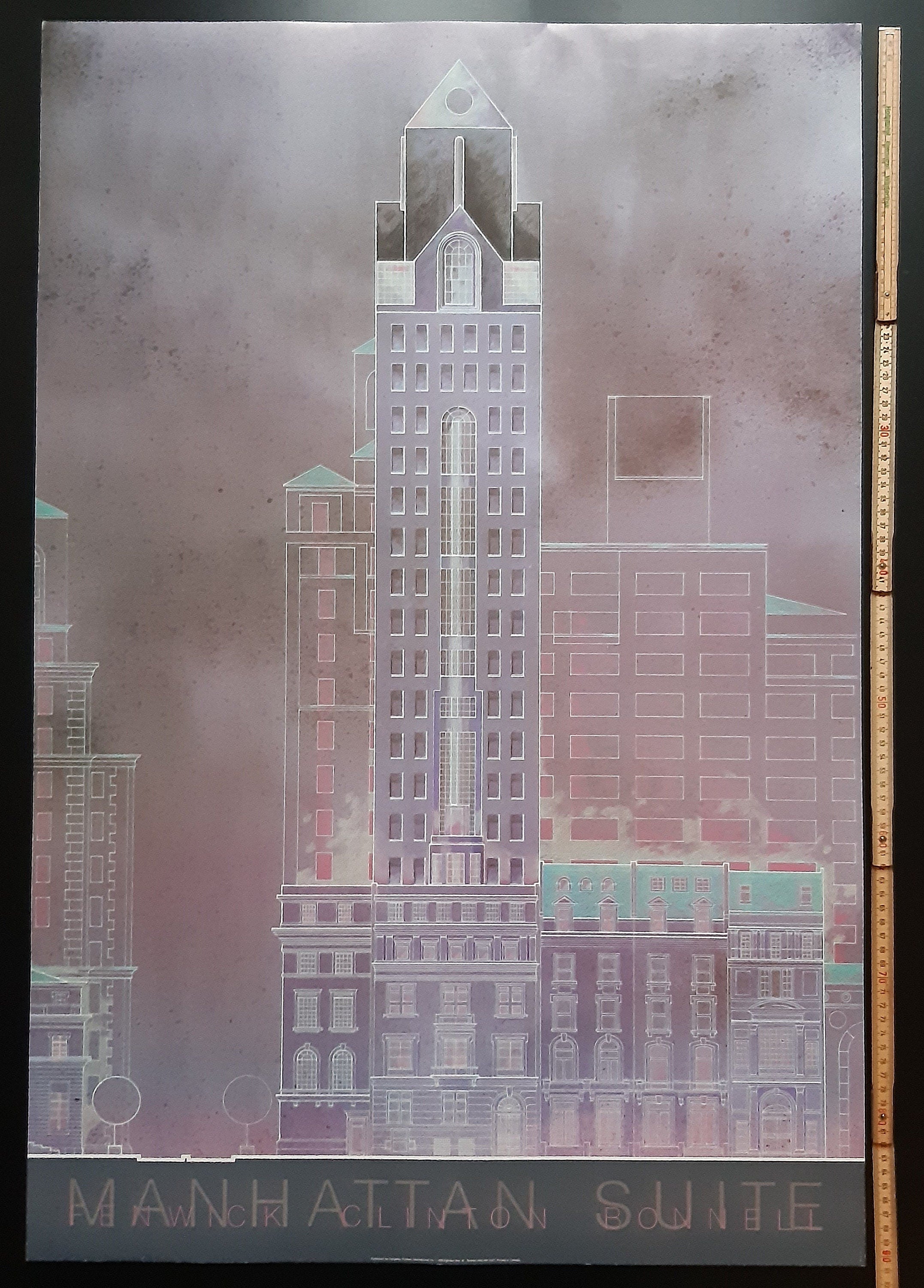 Fenwick Clinton Bonnell Manhattan Suite Kunstposter - 24.0"×35.8" (61×91cm)