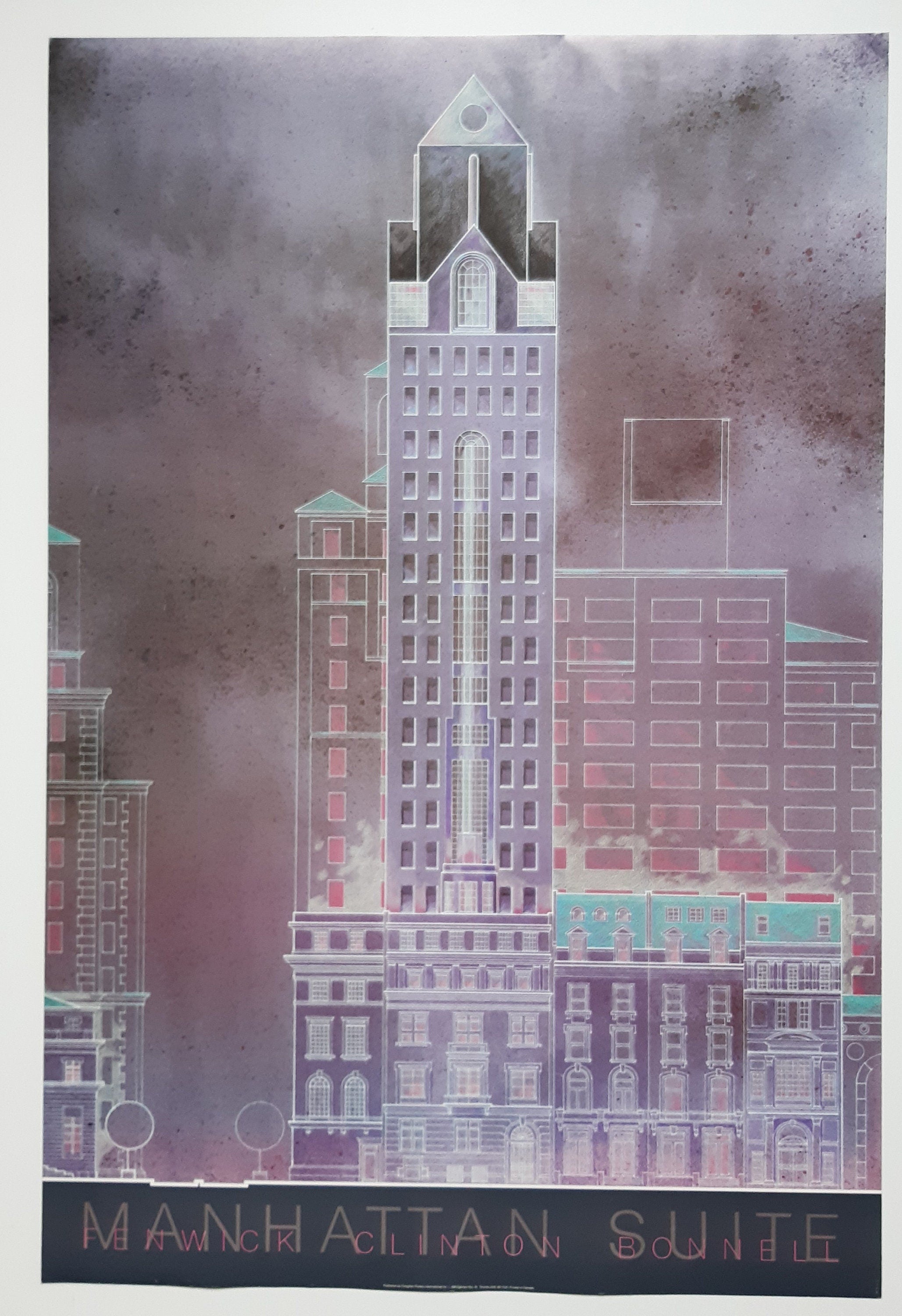 Fenwick Clinton Bonnell Manhattan Suite Kunstposter - 24.0"×35.8" (61×91cm)
