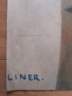 Carl Liner original art exhibition poster - 35.2"×50.4" (89.5×128cm)