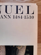 Niklaus Manuel original vintige art exhibition poster - 35.2"×50.4" (89.5×128cm)