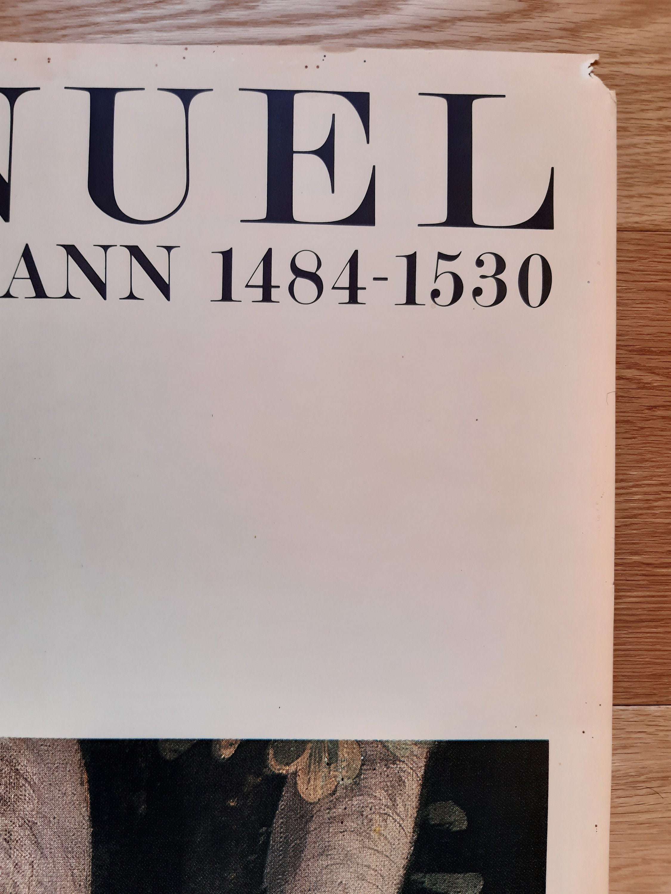 Niklaus Manuel original vintige art exhibition poster - 35.2"×50.4" (89.5×128cm)
