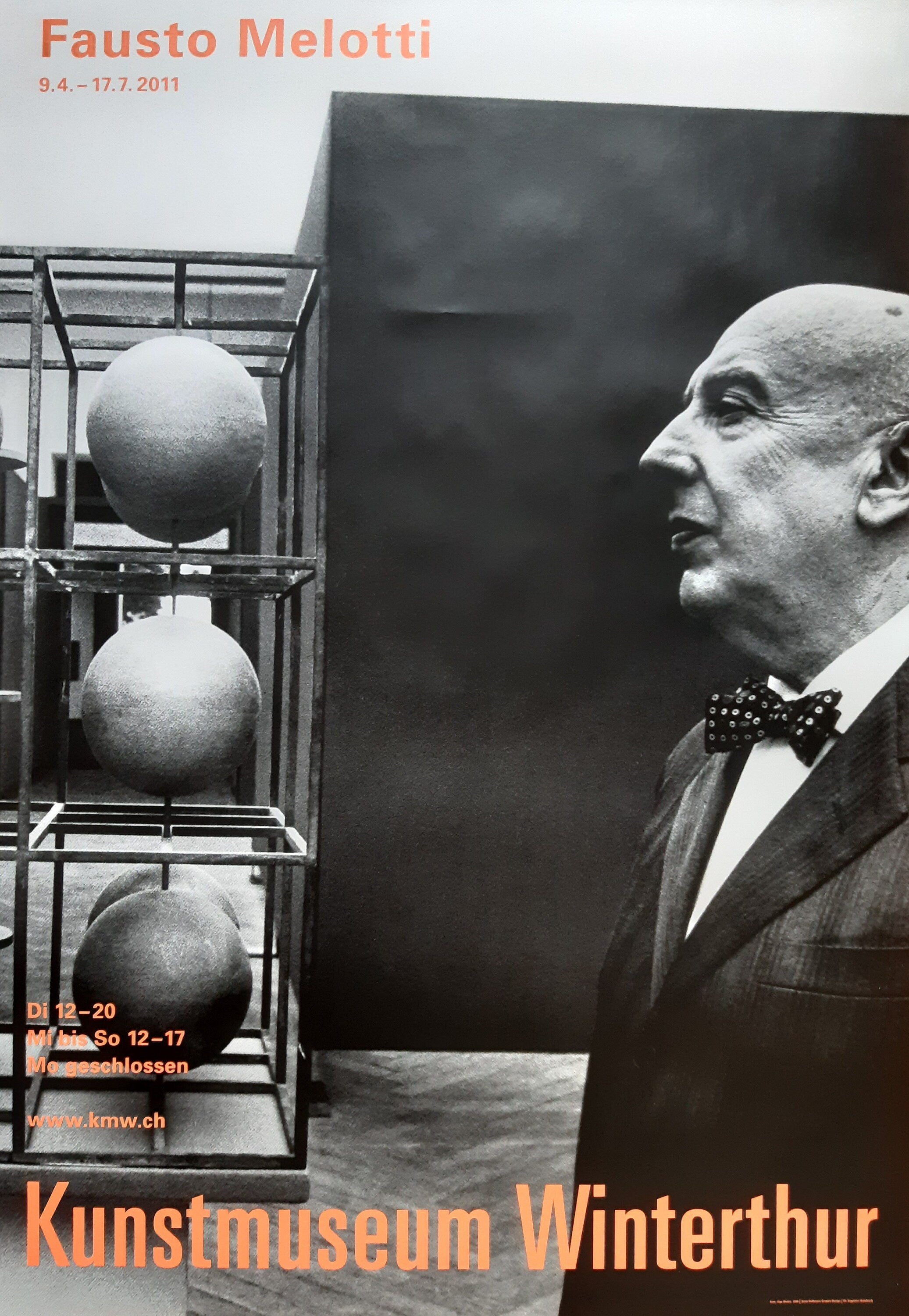 Fausto Melotti Original-Kunstausstellungsplakat – 89,5×128 cm (35.2"×50.4")