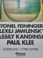 Alexej Jawlensky art exhibition poster - 18.1"×31.1" (46×79cm)