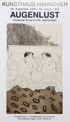 David Hockney Original-Kunst-Miniposter – 9.1"×15.6" (23×39.5cm)
