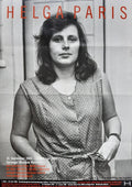 Helga Paris photo portrait exhibition poster folded - 23.4"×33.1" (59.5×84cm)