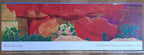 David Hockney original art poster - 18.1"×53.9" (45.9×136.9cm)